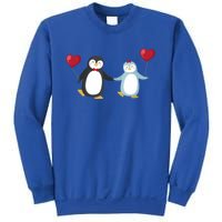 Penguin Couples Gift Wedding Anniversary Valentines Him Her Cute Gift Sweatshirt