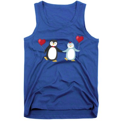 Penguin Couples Gift Wedding Anniversary Valentines Him Her Cute Gift Tank Top