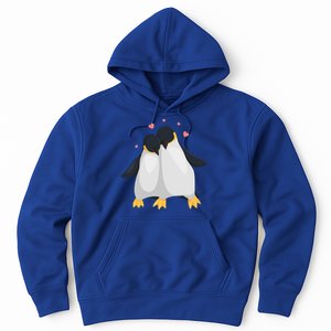 Penguin Couples Gift Wedding Anniversary Valentines Him Her Gift Hoodie