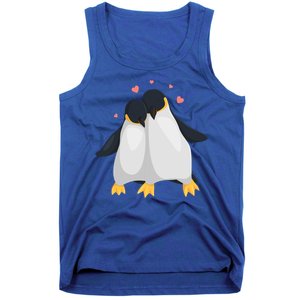 Penguin Couples Gift Wedding Anniversary Valentines Him Her Gift Tank Top