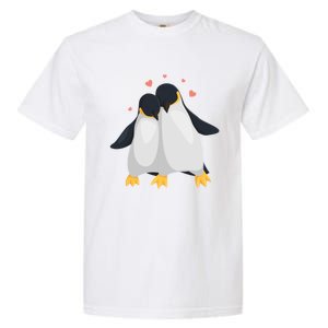 Penguin Couples Gift Wedding Anniversary Valentines Him Her Gift Garment-Dyed Heavyweight T-Shirt