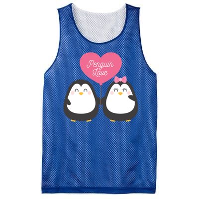 Penguin Couples Gift Wedding Anniversary Valentines Him Her Gift Mesh Reversible Basketball Jersey Tank