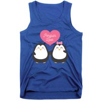 Penguin Couples Gift Wedding Anniversary Valentines Him Her Gift Tank Top