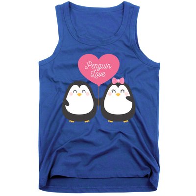 Penguin Couples Gift Wedding Anniversary Valentines Him Her Gift Tank Top