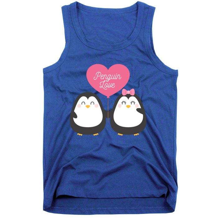 Penguin Couples Gift Wedding Anniversary Valentines Him Her Gift Tank Top