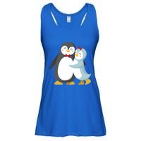 Penguin Couples Gift Wedding Anniversary Valentines Him Her Funny Gift Ladies Essential Flowy Tank