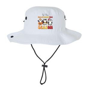 Penguin Christmas Halloween Tis The Hallothanksmas Season Great Gift Legacy Cool Fit Booney Bucket Hat