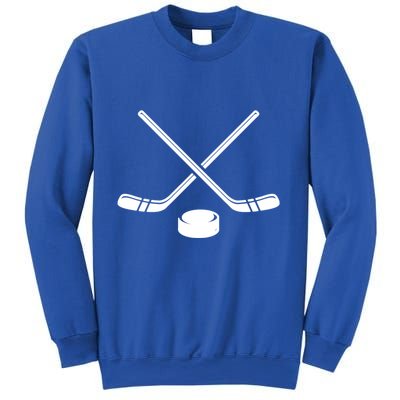 Purple Camo Hockey Purple Camouflage Hockey Sticks Great Gift Sweatshirt