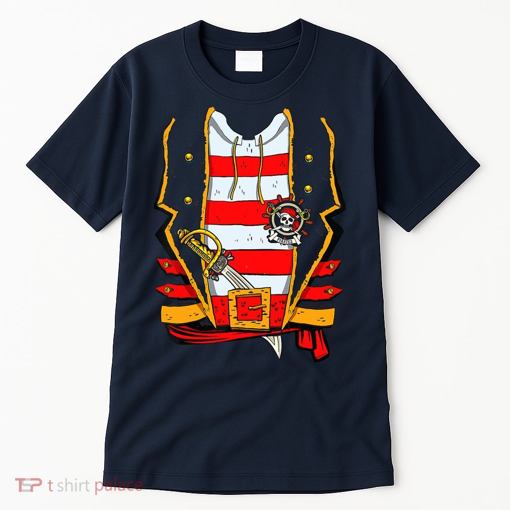 Pirate Costume Halloween For Boy Girl Wo Tall T-Shirt