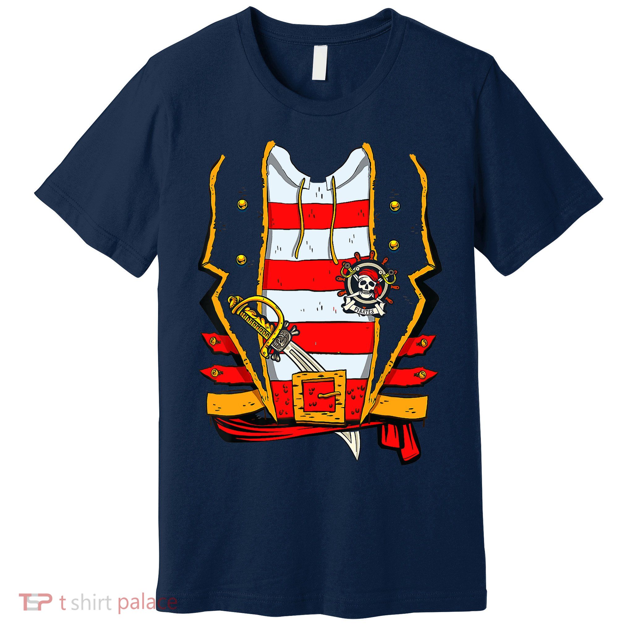 Pirate Costume Halloween For Boy Girl Wo Premium T-Shirt