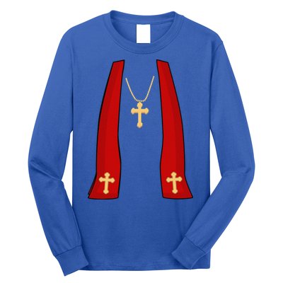 Pope Costume Halloween Costume Minister Priest Long Sleeve Shirt