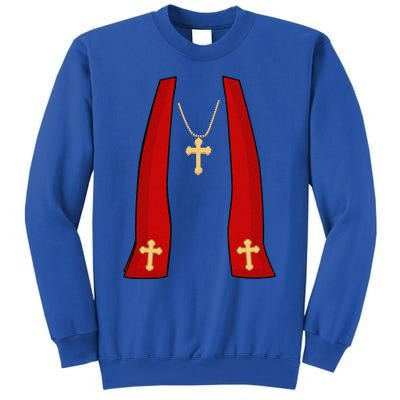 Pope Costume Halloween Costume Minister Priest Tall Sweatshirt