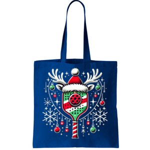 Pickleball Christmas Holiday Reindeer Xmas Pickleball Player Great Gift Tote Bag