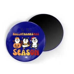 Penguin Christmas Halloween Tis The Hallothanksmas Season Gift Magnet