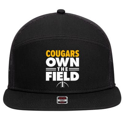 Pulaski County High School Own The Field 7 Panel Mesh Trucker Snapback Hat