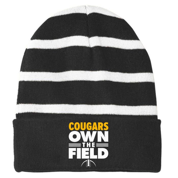 Pulaski County High School Own The Field Striped Beanie with Solid Band