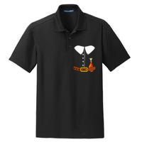 Pilgrim Costume Hat And Thanksgiving Turkey Day Graphic Dry Zone Grid Polo