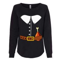 Pilgrim Costume Hat And Thanksgiving Turkey Day Graphic Womens California Wash Sweatshirt