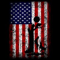Patriotic Coon Hunting Dogs American Flag Gift Mug