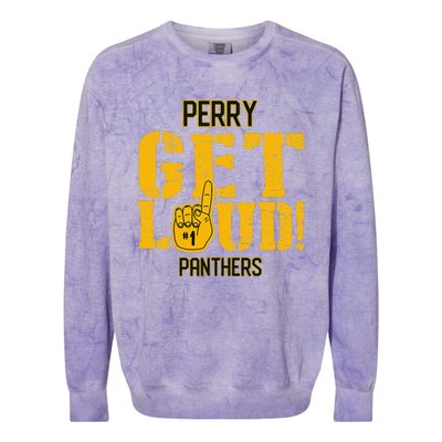 Perry County High School Get Loud Vikings Colorblast Crewneck Sweatshirt