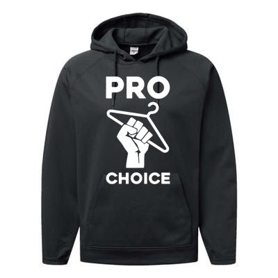 Prochoice Coat Hanger Performance Fleece Hoodie