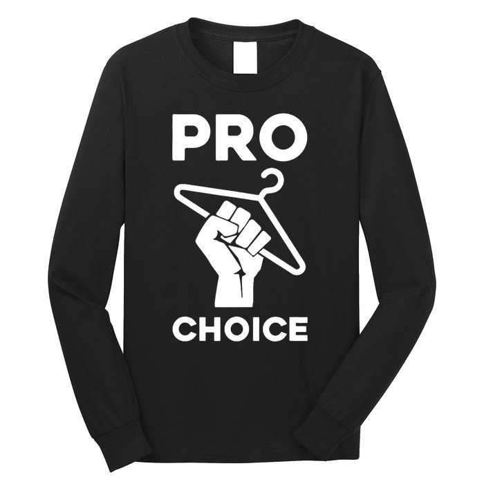 Prochoice Coat Hanger Long Sleeve Shirt