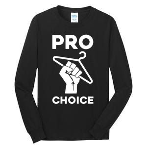 Prochoice Coat Hanger Tall Long Sleeve T-Shirt