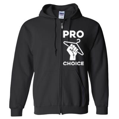 Prochoice Coat Hanger Full Zip Hoodie