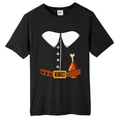 Pilgrim Costume Hat Colonist Thanksgiving Tall Fusion ChromaSoft Performance T-Shirt