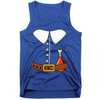 Pilgrim Costume Hat Colonist Thanksgiving Tank Top