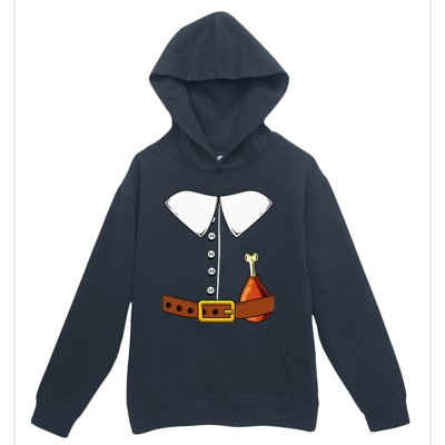 Pilgrim Costume Hat Colonist Thanksgiving Urban Pullover Hoodie