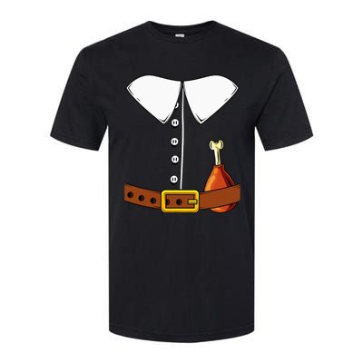 Pilgrim Costume Hat Colonist Thanksgiving Softstyle® CVC T-Shirt