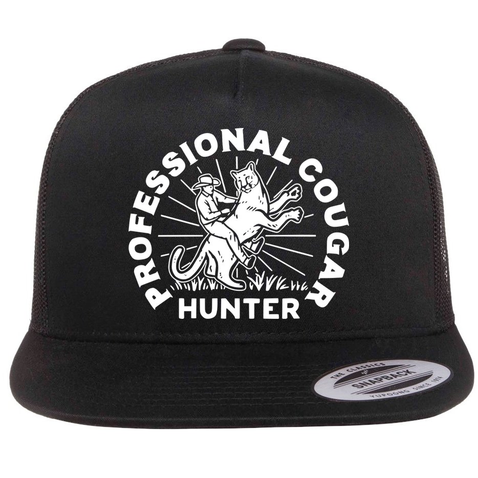 Professional Cougar Hunter Flat Bill Trucker Hat