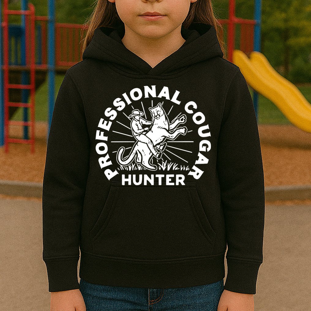 Professional Cougar Hunter Kids Hoodie