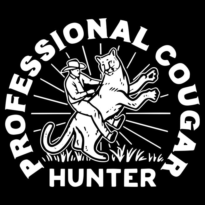 Professional Cougar Hunter Kids Hoodie