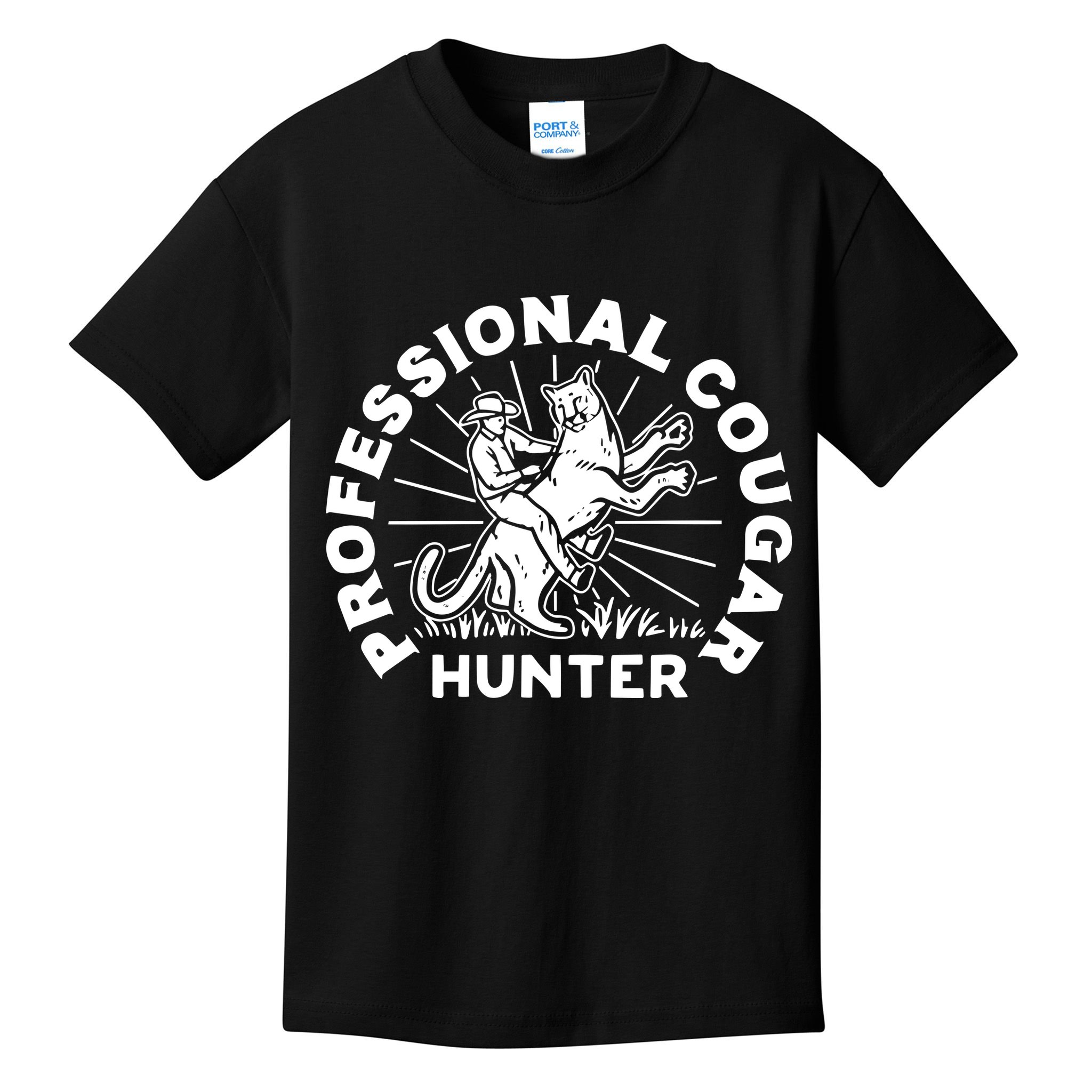 Professional Cougar Hunter Kids T-Shirt