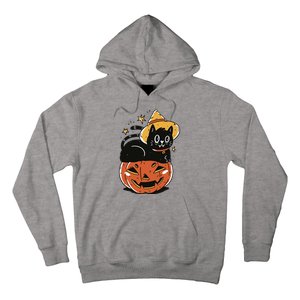 Pumpkin Cat Halloween Cute Festive Hoodie