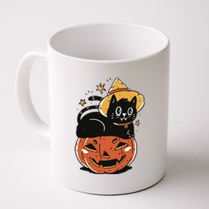 Pumpkin Cat Halloween Cute Festive Coffee Mug