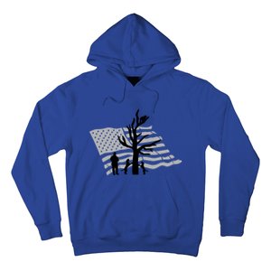 Patriotic Coon Hunting Dogs American Flag Gift Hoodie