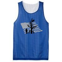 Patriotic Coon Hunting Dogs American Flag Gift Mesh Reversible Basketball Jersey Tank