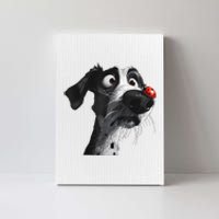 Peachbruh Cute Hound Dog And Ladybug Painting Art Eagerlys Canvas