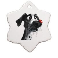 Peachbruh Cute Hound Dog And Ladybug Painting Art Eagerlys Ceramic Star Ornament