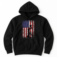 Patriotic Coon Hunting Dogs American Flag Hoodie