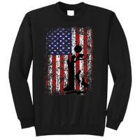 Patriotic Coon Hunting Dogs American Flag Sweatshirt