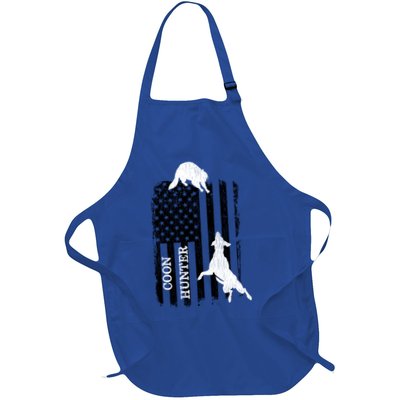 Patriotic Coon Hunting Dogs American Flag Gift Apron