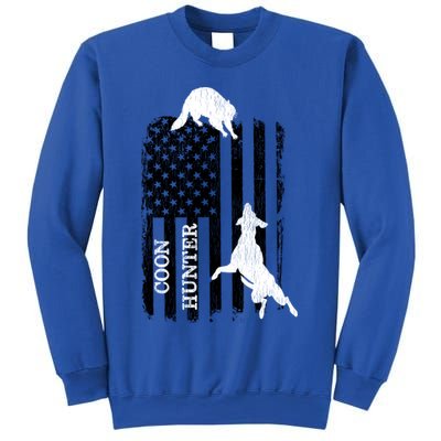Patriotic Coon Hunting Dogs American Flag Gift Sweatshirt