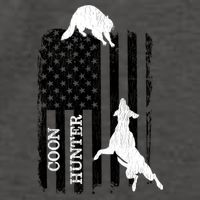 Patriotic Coon Hunting Dogs American Flag Gift Vector Backpack