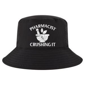 Pharmacist Crushing It Pharmacy Technician Pharmaceutical Cool Comfort Performance Bucket Hat