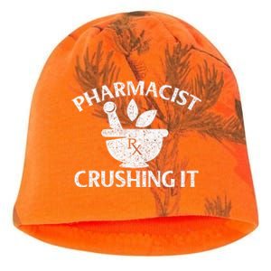 Pharmacist Crushing It Pharmacy Technician Pharmaceutical Kati - Camo Knit Beanie