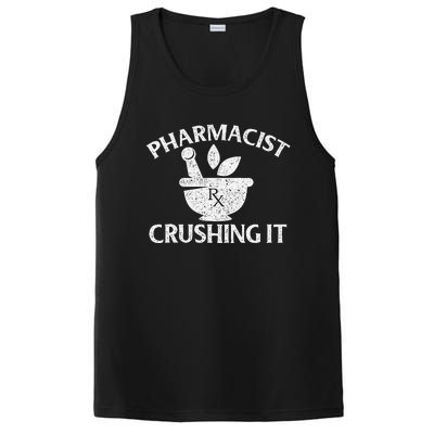 Pharmacist Crushing It Pharmacy Technician Pharmaceutical PosiCharge Competitor Tank